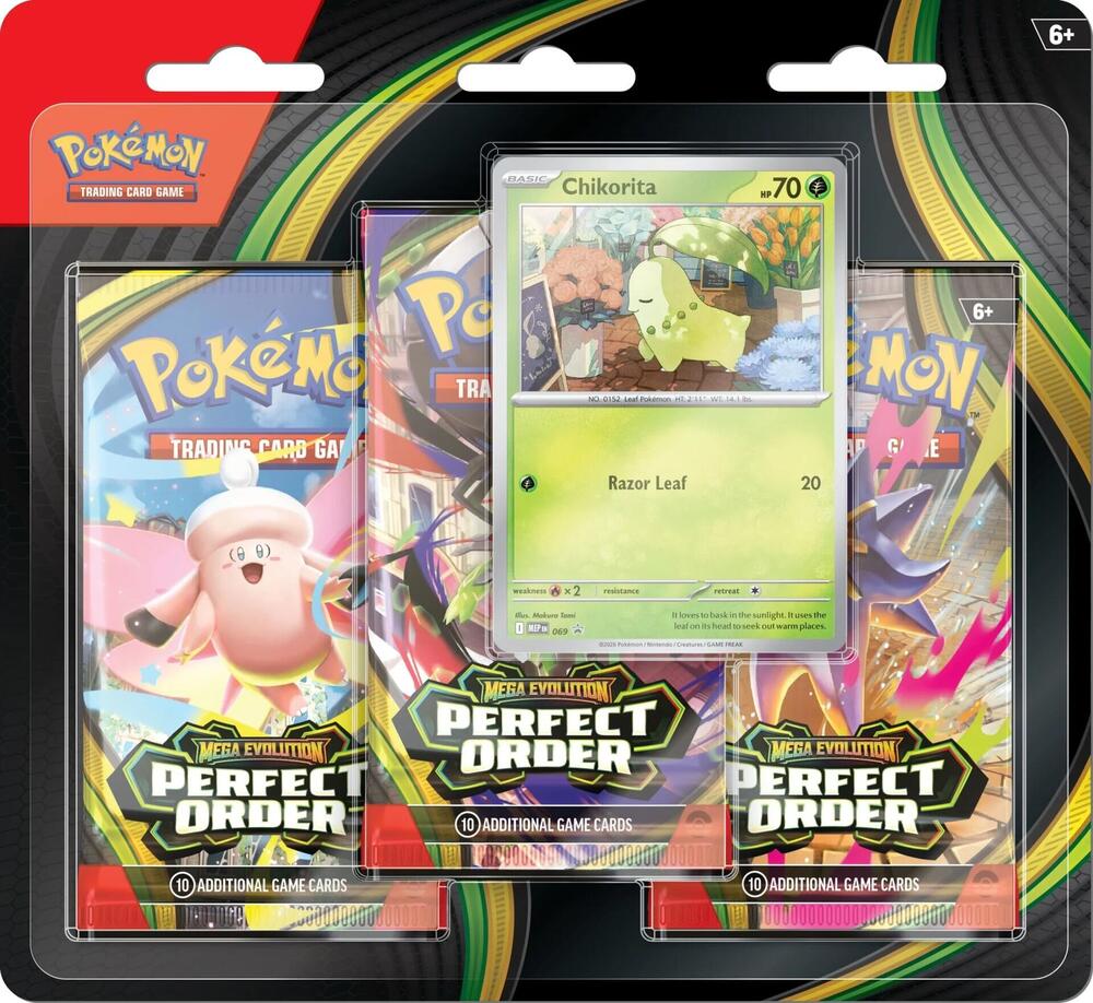 Pokémon Perfect Order 3 Pack Booster