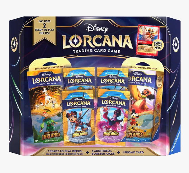 Disney Lorcana Redy to Play 2 Player Deck Into The Inklands