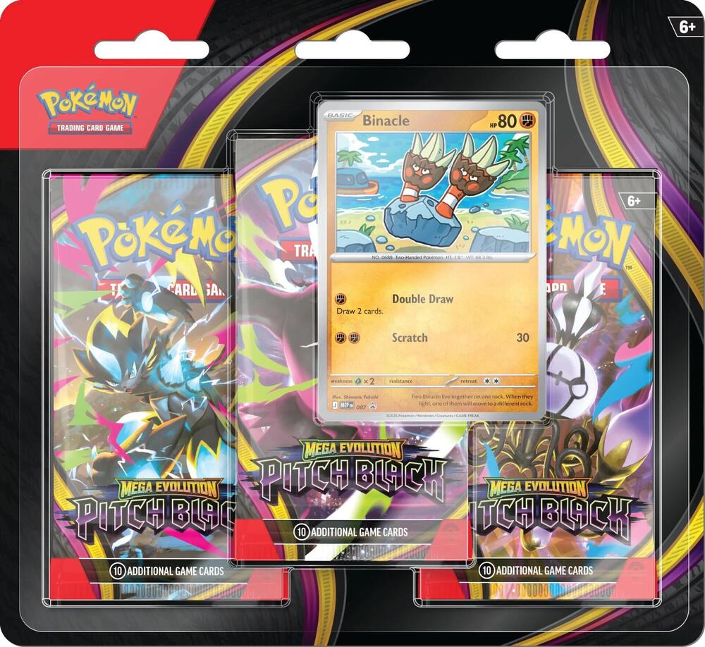 Pokémon Pitch Black 3 Pack Booster