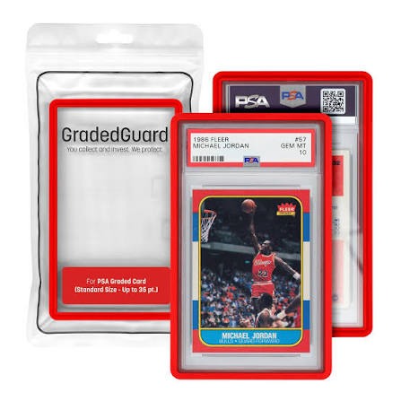 Red PSA Graded Guard
